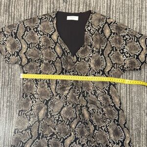 Babaton Black and Cream Dress